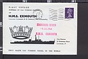 B3507 GREAT BRITAIN Postal History 1963 FIRST VOYAGE MAJOR GAS TURBINE VESSEL HMS EXMOUTH